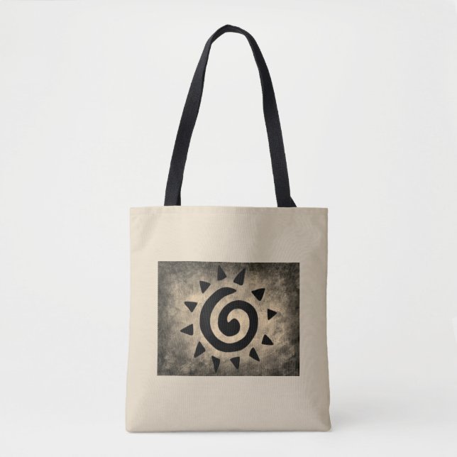 TOTE BAG LE SOLEIL EN SPIRALE FOURRE-TOUT (Devant)