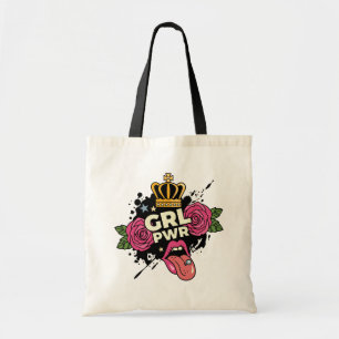 Tote Bag Le style tatouage Girl Power