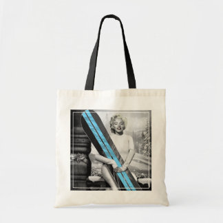 Tote Bag Le surf des neiges de Marilyn