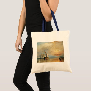 Tote Bag Le Temeraire par Joseph Turner, Art maritime