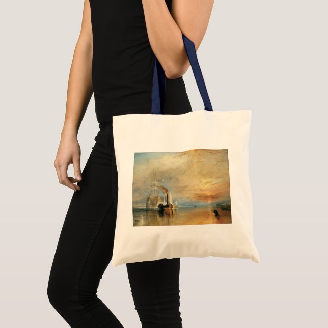 Tote Bag Le Temeraire par Joseph Turner, Art maritime (Devant (produit))