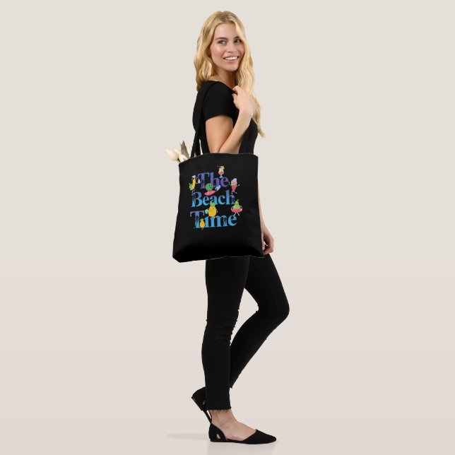Tote Bag Le Temps De La Plage (Sur le modèle)