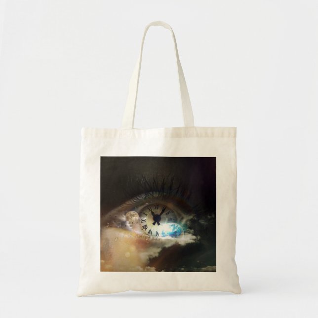 Tote Bag Le temps est maintenant (Devant)