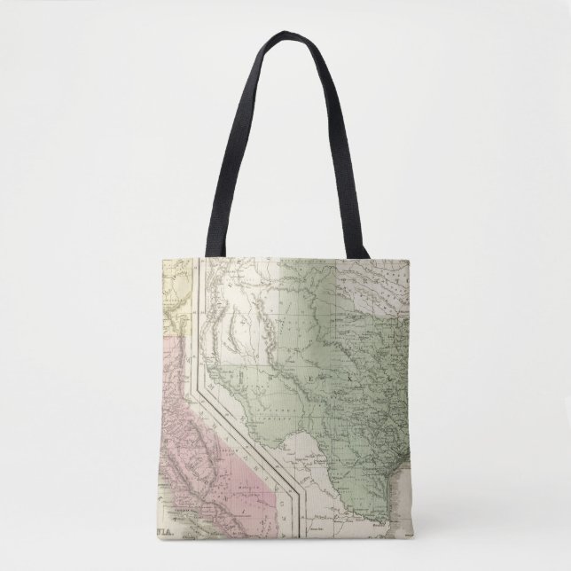 Tote Bag Le Texas, la Californie (Devant)