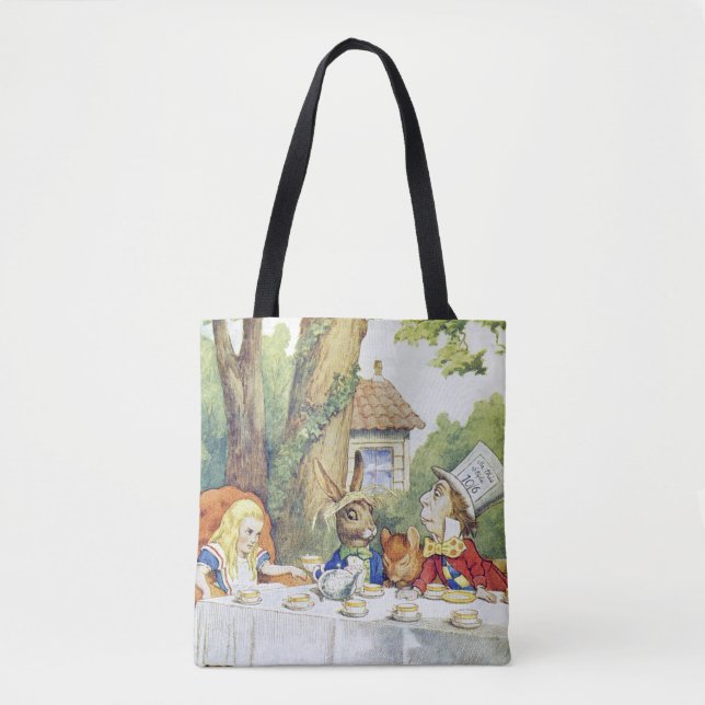 Tote Bag Le thé 2 du chapelier fou (Devant)