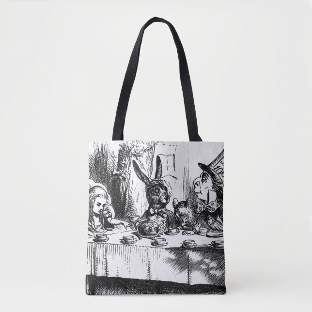Tote Bag Le thé du chapelier fou (Devant)