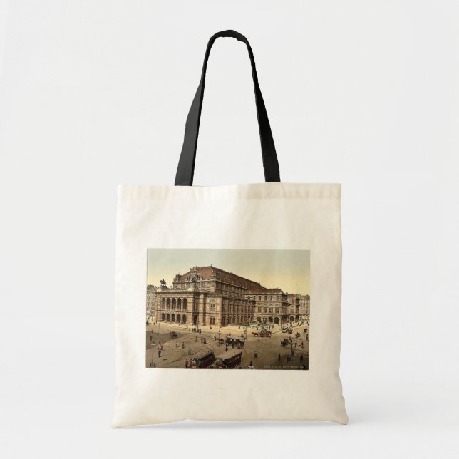 Tote Bag Le théatre de l'opéra, Vienne, Austro-Hongrie (Devant)
