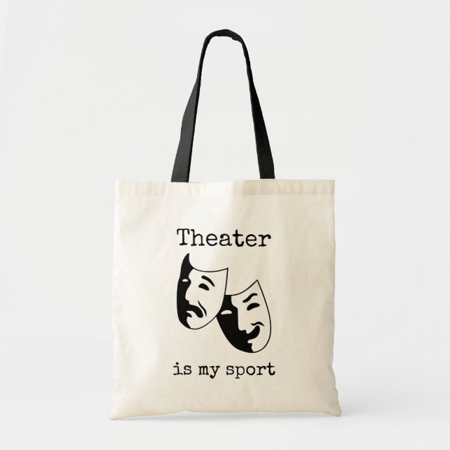 Tote Bag "Le théâtre est mon sport" (Devant)