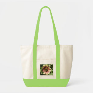 Tote Bag Le tournesol et l'abeille verte