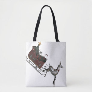 Tote Bag Le traîneau du Père Noël Noël