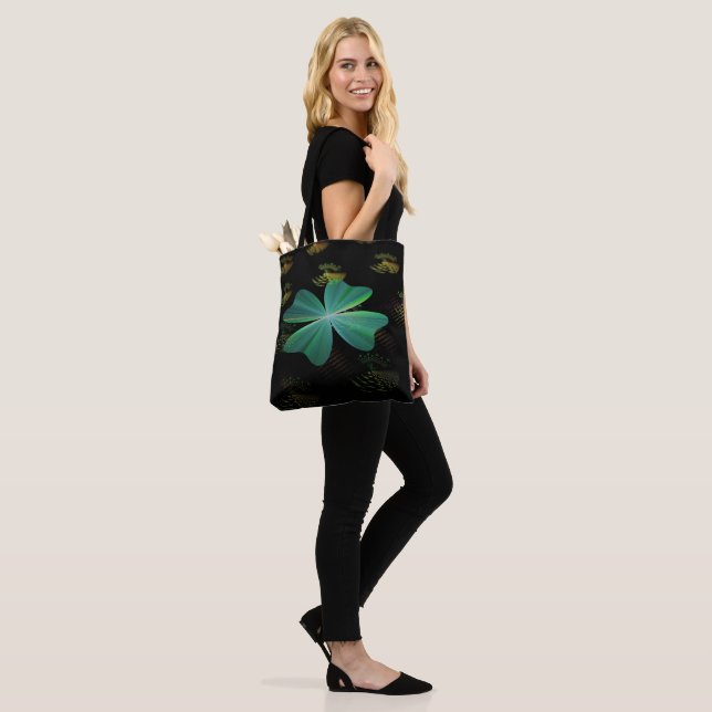 Tote Bag ☼ Le trèfle à quatre feuilles ☼ (Sur le modèle)