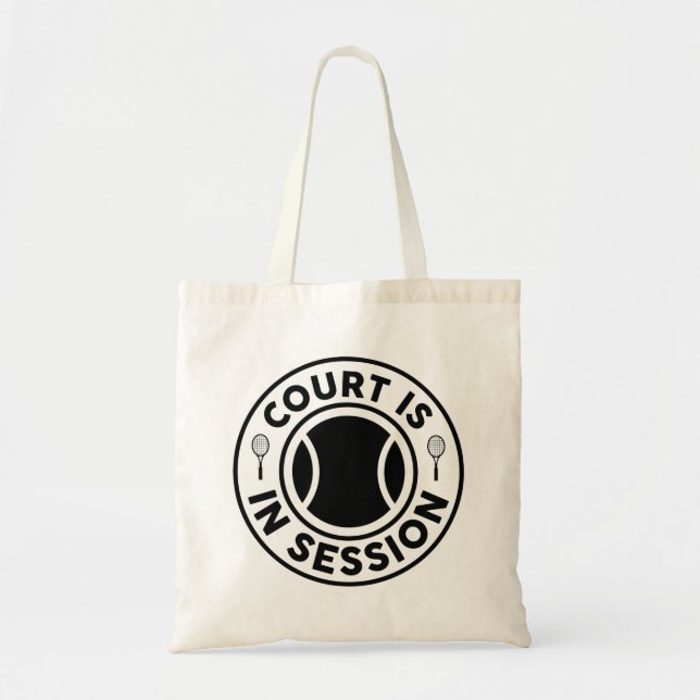Tote Bag Le Tribunal Est En Session (Devant)