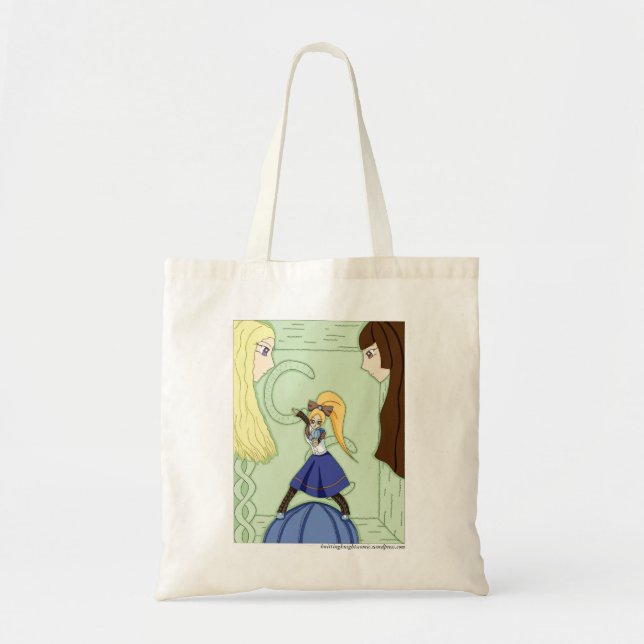 Tote Bag Le tricot adoube la couverture de l'écheveau 1 (Devant)