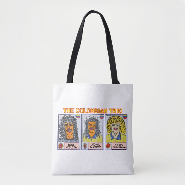 Tote Bag Le Trio Colombien Higuita, Valderrama, Alvarez (Devant)