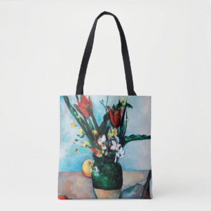 Tote Bag Le Vase des Tulipes, Paul Cezanne