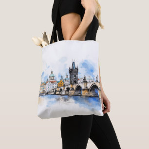 Tote Bag Le vieux Prague, l'élégance intemporelle sur le ch