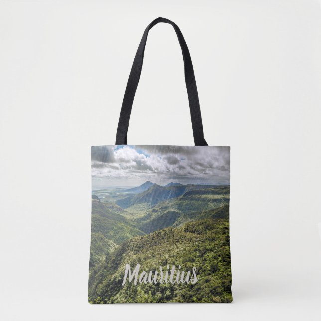 Tote Bag Le viewpoint de l'île Maurice (Devant)