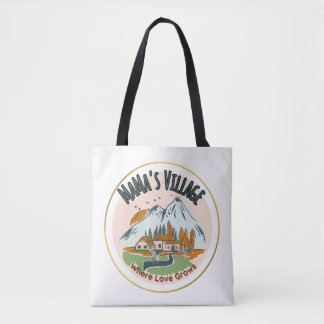 Tote Bag Le village de MaMa : où l'amour grandit