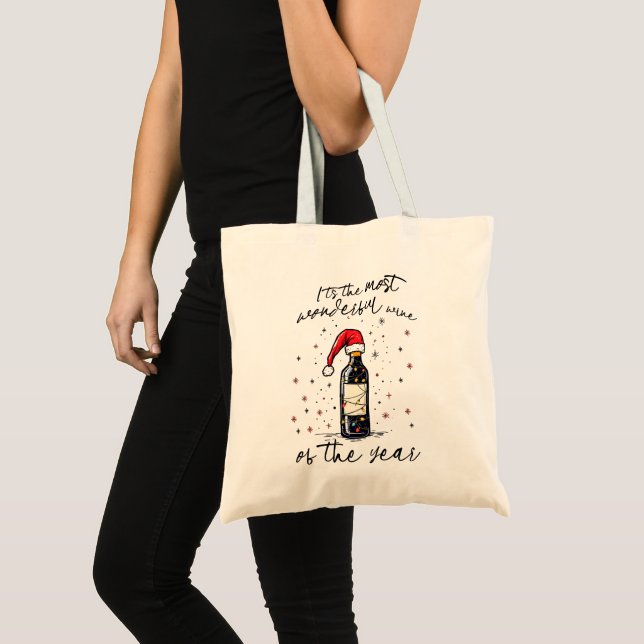 Tote Bag Le Vin Le Plus Merveilleux De L'Année (Devant (produit))