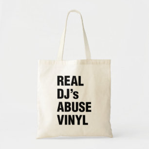 TOTE BAG LE VINYLE DE LA VIOLENCE DE VÉRITABLE DJ