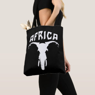 Tote Bag Le visage des éléphants africains Afrique