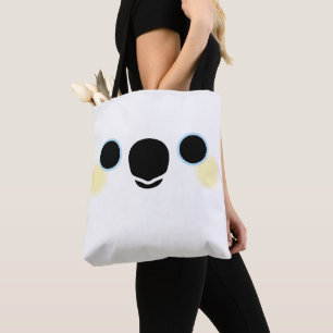 Tote Bag Le visage d'un cacatoès à huppe jaune