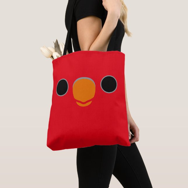 Tote Bag Le visage d'un Lori bavard (De près)