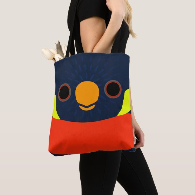 Tote Bag Le visage d'un loriquet de Mitchell (De près)