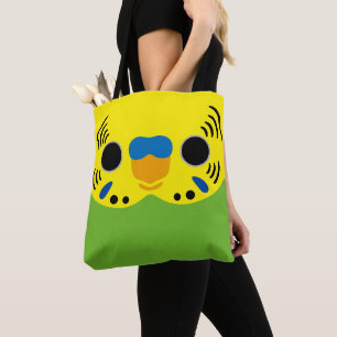 Tote Bag Le visage d'une perruche femelle normale