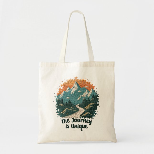 Tote Bag Le voyage est unique (Devant)