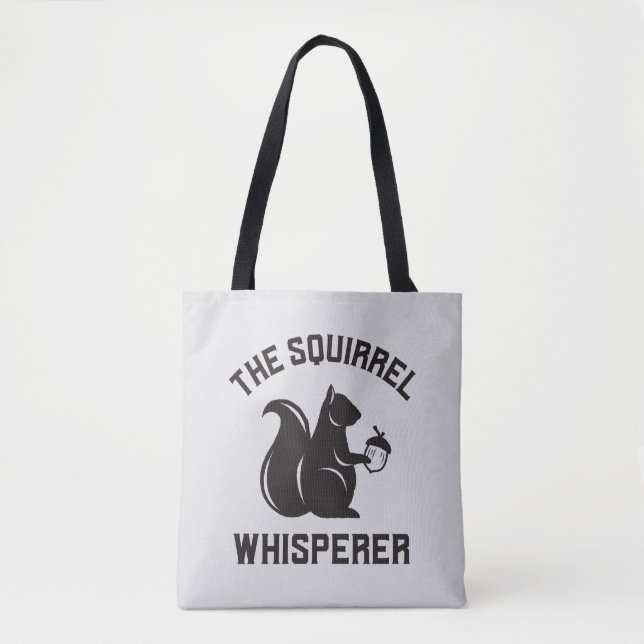 Tote Bag Le Whisperer d'écureuil | Écureuil (Devant)