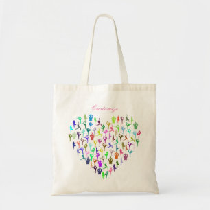 Tote Bag Le Yoga Poses Coeur Thunder_Cove