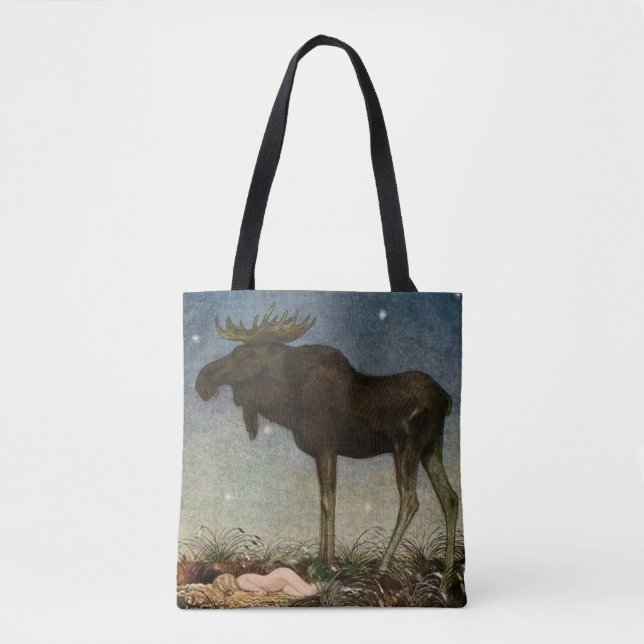 Tote Bag « Leap Finds the Sleeping Princess » par John Baue (Devant)