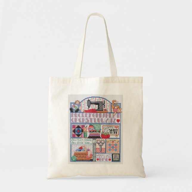 Tote Bag L'échantillonneur Fourre-tout de l'agrafeuse (Devant)