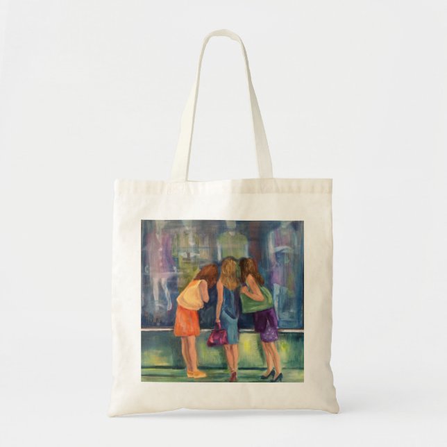 Tote Bag Lèche-vitrines Fourre-tout (Devant)