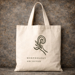 Tote Bag Lecteur de jardin minimaliste d'académie botanique