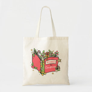 Tote Bag Lecture de livres de Noël