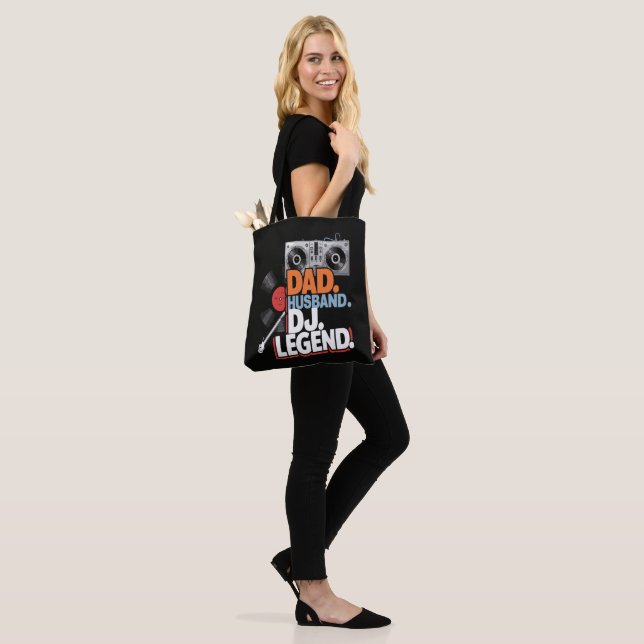 Tote Bag Légende de DJ Papa Marié (Sur le modèle)
