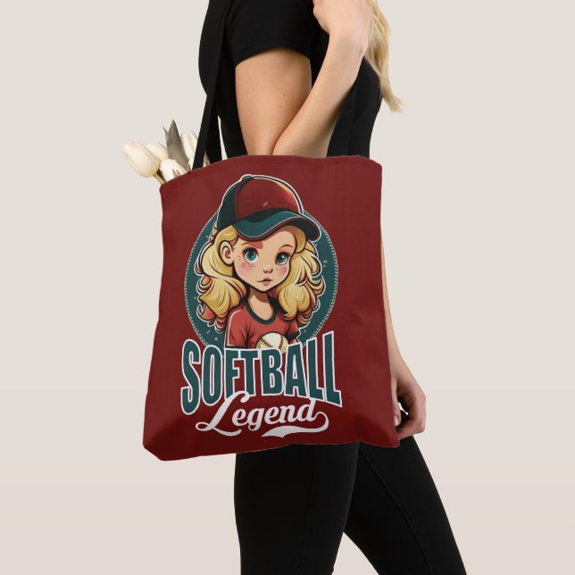 Tote Bag Légende du softball (De près)