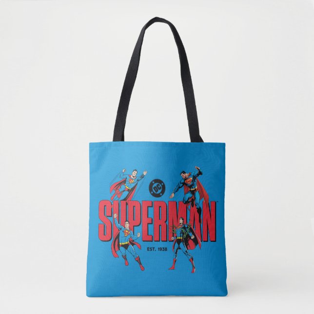 Tote Bag Légendes de Superman pour toujours Graphique (Devant)