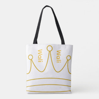 Tote Bag Legging Wali en lettres dorées