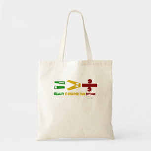 Tote Bag l'égualité est plus grande que la division
