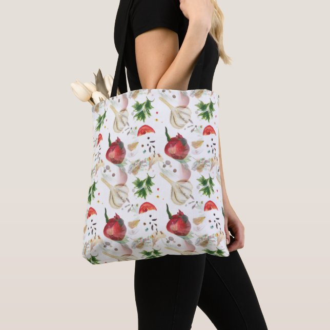 Tote Bag Légumes et épices (De près)