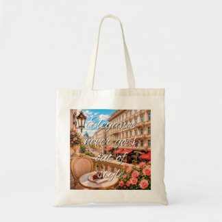 Tote Bag L'Élégance Ne Se Démode Jamais Vienne Esthétique