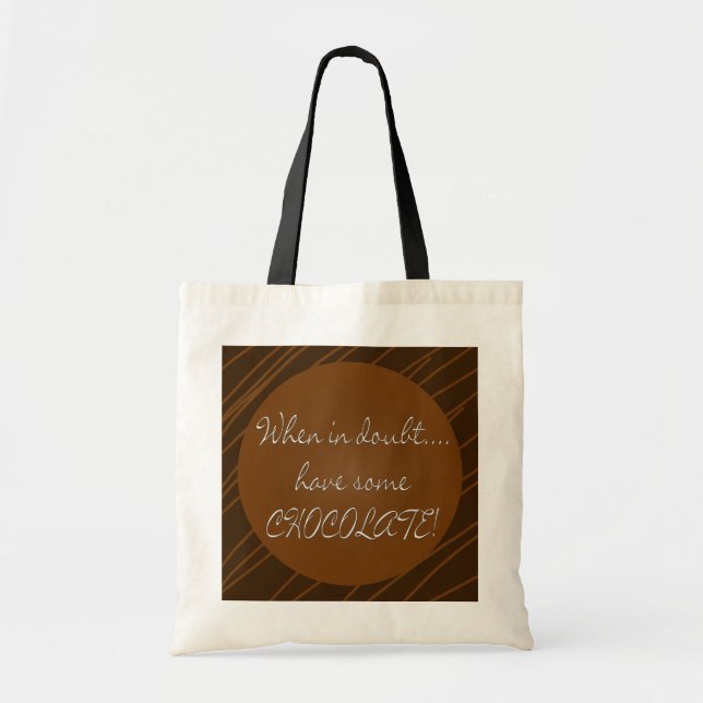 Tote Bag L'emballage ont du chocolat (Devant)