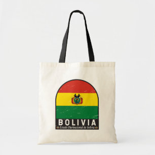 Tote Bag L'emblème du drapeau bolivien est Vintage