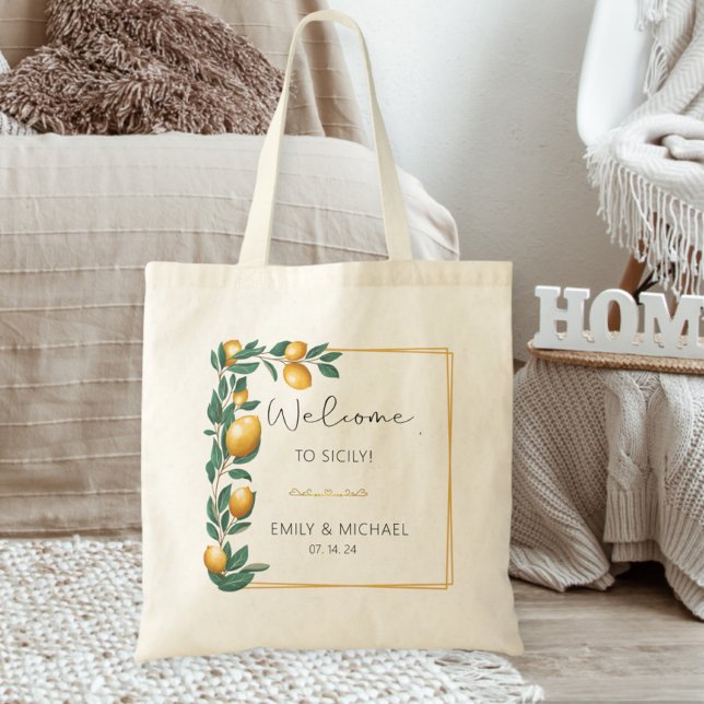 Tote Bag Lemon bag, The Perfect Welcome Bag  (Créateur téléchargé)