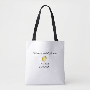 Tote Bag Lemon enterrement moderne simple minimaliste rusti