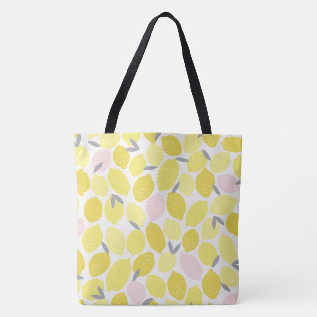 Tote Bag Lémonade rose (Devant)