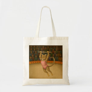 Tote Bag Lena artiste de trapèze léopard